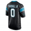 Camiseta Hombre Carolina Panthers Terrace Marshall Jr. 0 Nike Negro 2021 NFL Draft